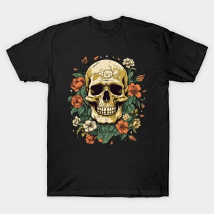 American Traditional Skull tattoo art T-Shirt